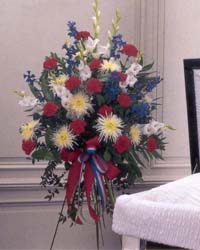 Patriotic Sentiments - Funeral Flowers