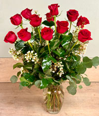 Loving Red Roses Floral Arrangement