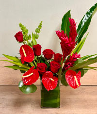 Red Hot Floral Arrangement
