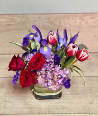 Valentine Cube Floral Arrangement