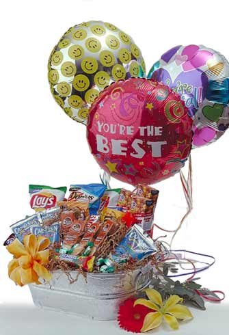 Junk Food Junkie Goodie Gift Basket